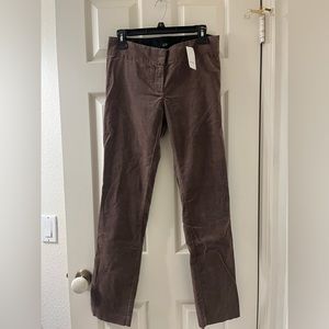 ann taylor loft women’s marisa skinny dark brown pants NWT